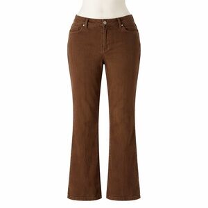 Size 16 Ralph Lauren Jeans Co Women’s Brown Bootcut Jeans Mid Rise Stretch
